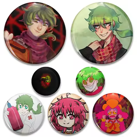 Yttd Midori with Gun Idk Sara Kinda Sus Catboy To Soft Button Pins HD Print Badge Brooches for Backp