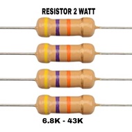 (10PCS) 6.8K - 43K 2WATT 5% RESISTOR (01600118)