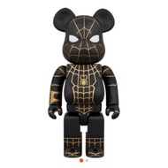 [Pre-Order] BE@RBRICK x Spider-Man Black &amp; Gold Suit 1000% bearbrick