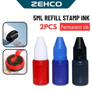 2pcs 5ml Refill Ink for Privacy Roller Stamp Chop Ink Seal Roller Stamp Chop Refill Ink