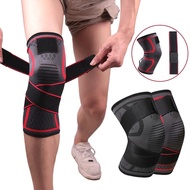 1PC Dual-use Pressurized Knee Pads Braces Strap Removable Knee Support For Pain Relief Crossfit Training Fitness Running Sports