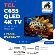 2024 TCL C655 | Eye Care Version | Ai Smart TV | 43 50 55 65 75 inch 4K QLED | Google TV