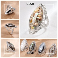GESH Shell Rings Party Vintage Boho Hollow