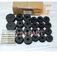 RUBBER BODY MOUNTING HARDTOP 2F HARTOP TLC FJ40 BJ40 1SET 32PCS