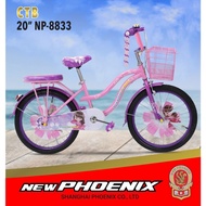 sepeda anak mini perempuan np-8833 9933 mazara 20 inch sepeda phoenix