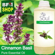 Pure Essential Oil (EO) - Basil - Cinnamon Basil ( Thai Basil ) Essential Oil - 1L