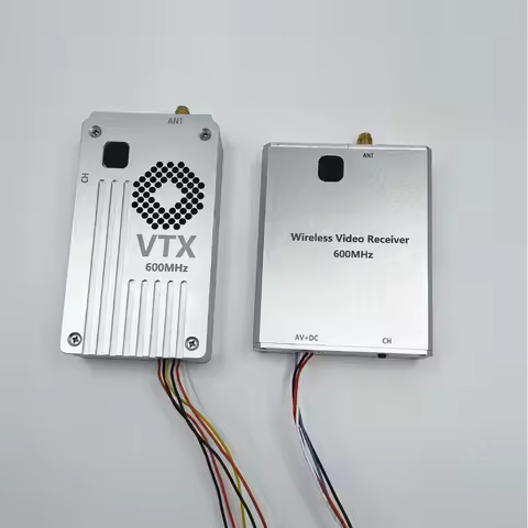 FPV VTX 600M 5W VTX Video Transmitter Receiver 8 Channels Drone Video Link Long Range Transmission
