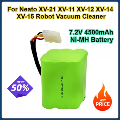 4500mAh 7.2V Ni-MH Battery for Neato XV-21 XV-25 XV-11 XV-12 XV-PRO Sweeping Machine Battery Vacuum 