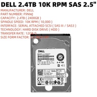 Dell 0F9NWJ 2.4T SAS 10K 2.5'' SERVER HARD DISK DRIVE ( HDD ) AL15SEB24EQY