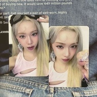 aespa photocard aespa album aespa Ready Stock aespa Jinwenting Photocard Goggles Winter Powder Versi