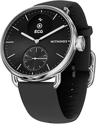 Withings ScanWatch 2 - Hybrid Smart Watch, Heart Rate Monitoring, Fitness Tracker, Cycle Tracker, Sl