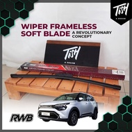 Wiper EV6 EV 6 RWB Soft Frameless 2 PCS