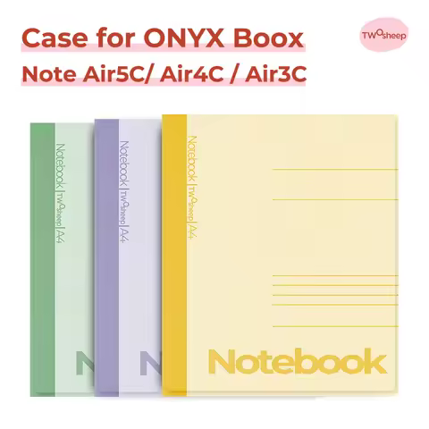 Notebook Style Magnetic Core Case suit for Boox Note Air5c Note Air4c Note Air3c Auto Wake Stand Sli