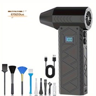180000RPM Mini Air Blower  Fan Electric Power Display Handheld Dust Cleaner High Speed Duster Cleani