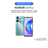 HONOR X5 Plus 4G (4GB+64GB) Smartphone 5200mAh Battery｜50MP Dual Camera｜90Hz Eye-Comfort Display｜Exp