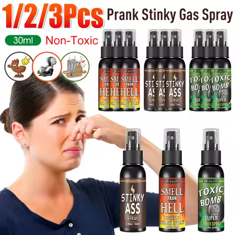 30ml Poop Spray Creative Liquid Fart Gag Prank Joke Spray Funny Prop Non-Toxic Stink Bombs Extra Str