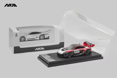 HKM 1/64 911 992 GT3 R Alloy car model Limited collection