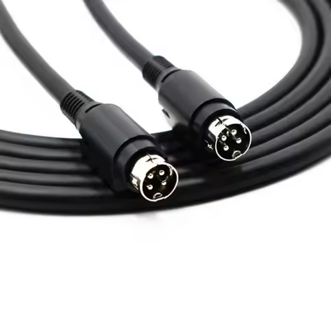 NonDistortion 4Pin DIN Cable For R1700BT R1600TIII Speakers Cable Water Resistant And Heatproof Spea