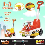 ♝℡1-3 Years Old Kid Ride On Fire Truck Push Car Stroller / Mainan Lori Pemadam Kebakaran