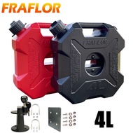 4L Fuel Tank Plastic Petrol Cans Car Jerry Can Motorcycle Jerrycan Gas Can Gasoline Oil Container AT