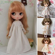 MAYWI Dolls Princess Dress, Fashion Mini Sleeveless Printed Dresses, Gift Toys DIY Accessories Cute 