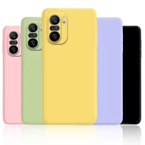 Original Soft Silicone Back Cover For Xiaomi Redmi Note 10 10s 11 11s 12s 12 Pro Case Poco F3 X3 X4 