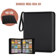 [Có sẵn] Binder đựng card thẻ cao cấp da PU kích thước A4 sổ còng - Album sổ đựng ảnh Anime idol TCG