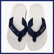 ≈ Islander 'White/Navy' Men's Authentic and summer rubber slippers/flipflops