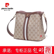 Pierre Cardan 21 Autumn Winter Female Bag pvc Shoulder Handbag Printed Shopping Mall Small Square Ba