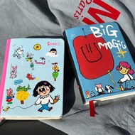 Cute Painting Notebook Contrast Color Notebook High-value a6 Childlike Style Blank Notebook Pocket N