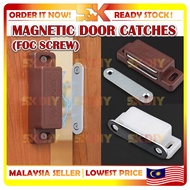 🇲🇾Magnetic Door Catch Closer Cabinet Door Cupboard Wardrobe Latch Magnet Catch 3.5 &amp; 5.0 kg White &amp; Brown