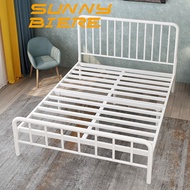 SUNNY BIERE Bed Frame Black White 38X75inch 48X75inch 60X75inch 70X75inch