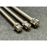 HEXA SC CIAM CNC WHEEL AXLE ( EHE ) FOR MIO / MIO125 / NMAX / CLICK / GIORNO