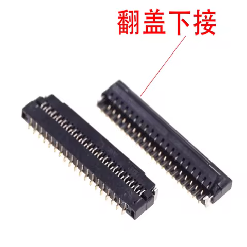 FPC 0.3mm Flexible Cable Connector Socket Clamshell Bottom Contact Type 13/15/17/23/25/27/29/31/33/3