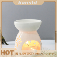 hanshi [2023 new HOT FASHION] Ceramic Essential Oil Lamp Aroma Burner Aromatherapy Candle Fragrance 