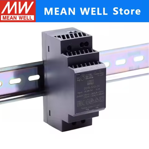MEAN WELL DDR-30G DDR-30L DDR-30G-5 DDR-30G-12 DDR-30G-24 DDR-30L-5 DDR-30L-12 DDR-30L-24 30W DIN Ra