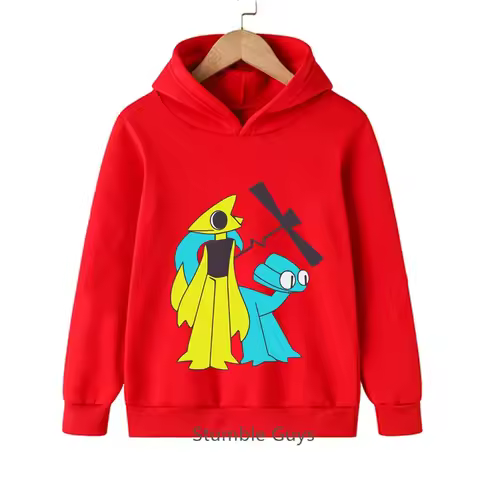 Roblox Character Kids Hoodie Spring Autumn Rainbow Friends Sweatshirt
