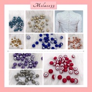 10biji 14mm Butang Bungkus Cendawan/ Butang Balut Cendawan/ Butang Kain Covered Button / Button Mush