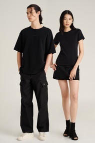 McJeans เสื้อยืดแขนสั้นผู้ชาย ทรงโอเวอร์ไซส์ คอกลม MTSZD01