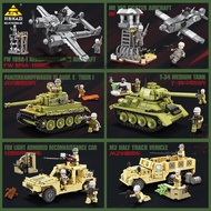KAZI Building Blocks Military Series FW189A-1 Reconnaissance Aircraft Fighter Model Assembly Educati