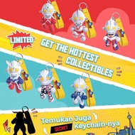 Ultracore Keychain Ultra Milk x Ultraman Original Cosmos Tiga Seven Zero Blazar Secret Kaiju Xion Li
