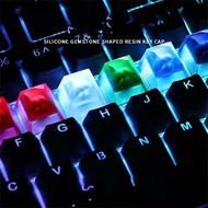 1PCS Resin Translucent Keycap Mechanical Keyboard Keycap Unique Translucent Keycap Handmade Customiz