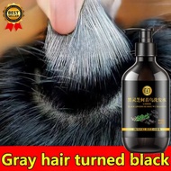White Hair To Black Hair Shampoo Herbal Essence Shampoo Hair Growth Shampoo 300ml Cover Grey Hair Ha