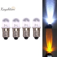 Kayaktion 5pcs E10 Led Bulb DC 3V 4.5V Instrument Bulb Indicator Bulb Flashlight Bulb Nice
