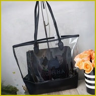 ◎ ❖ ☾ Agatha Paris PVC Tote Bag with Pouch