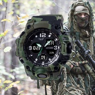 New Camouflage Watch Special Forces Watch Men's Army Outdoor Seals Waterproof Army Green Tactical Wolf War