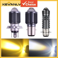 KEVANLY 1pcs H4 BA20D T19 P15D H6 LED 6000K 12-8V  KEVANLY 1pcs Lampu Depan Motor H4 BA20D T19 P15D 