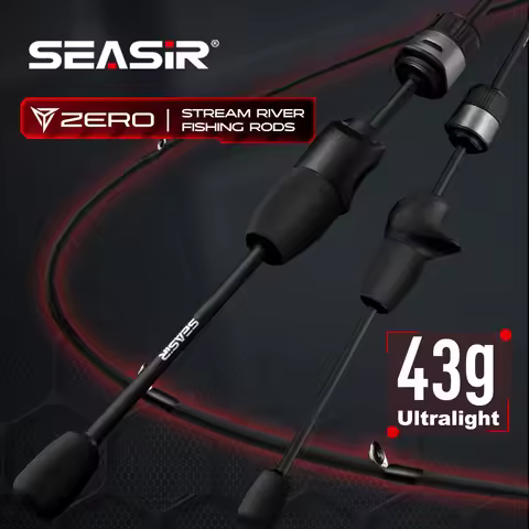 Seasir Zero 43g Fishing Rod BFS Ultralight Carbon Fiber 1.53M UL Lure Weight 1.5-6G 2 Sections Strea