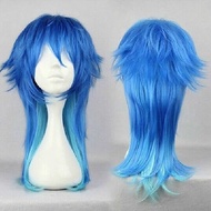 Pembunuhan Dramatik Dmmd Seragaki Aoba Cosplay Kostum Pesta Rambut Palsu Dua Nada Biru Ombre Rambut 