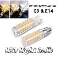 LED Bulb Light G9/E14 7W 9W 15W 18W LED Lamp AC 220V LED Corn Bulb SMD2835 360 Beam Angle Replace 50